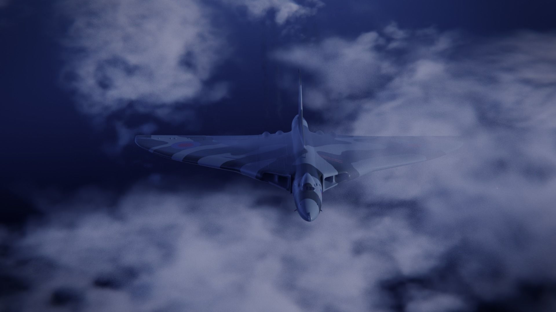 Avro Vulcan B2 bomber 3D model_21