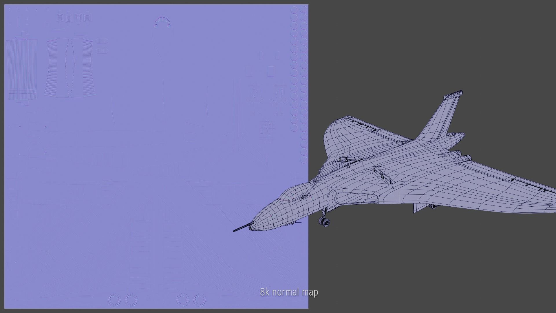 Avro Vulcan B2 bomber 3D model_18