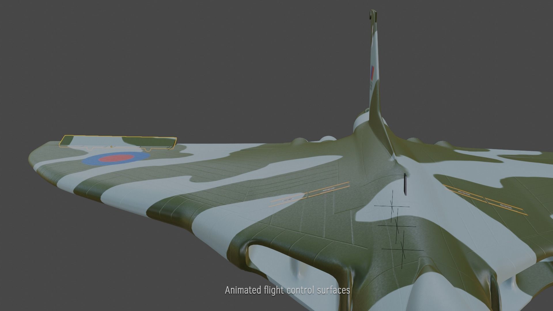Avro Vulcan B2 bomber 3D model_8
