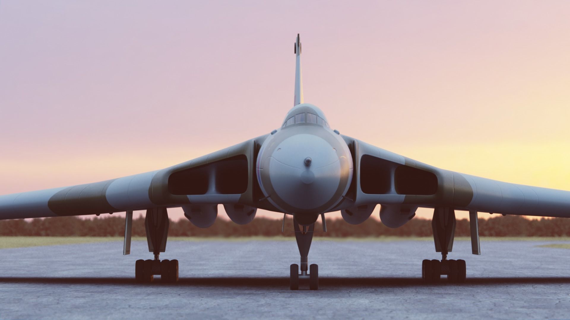 Avro Vulcan B2 bomber 3D model_19