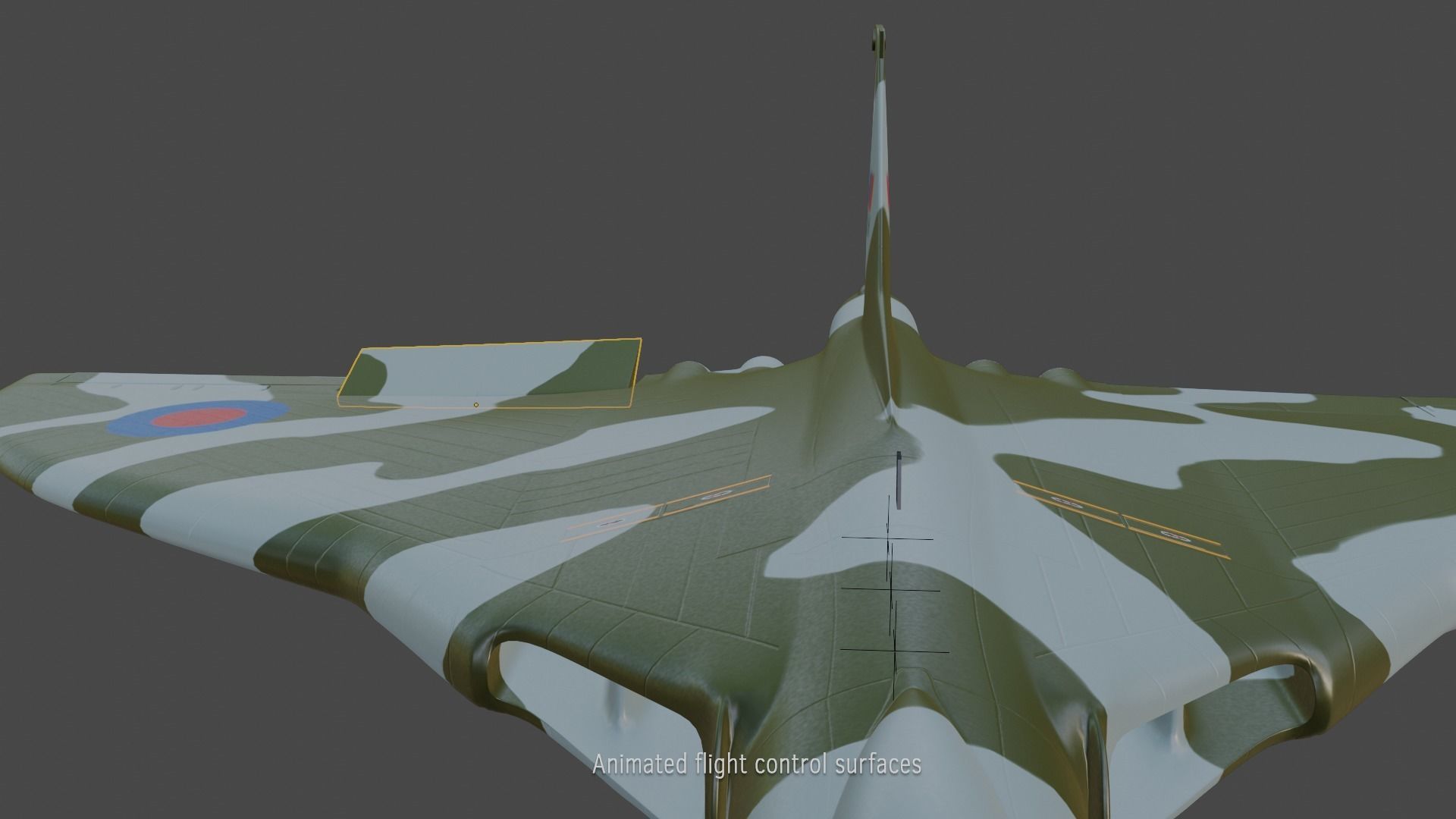 Avro Vulcan B2 bomber 3D model_9