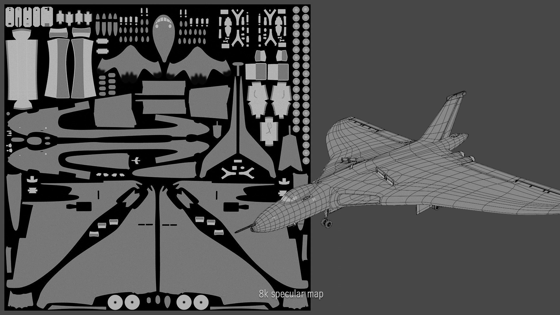 Avro Vulcan B2 bomber 3D model_16