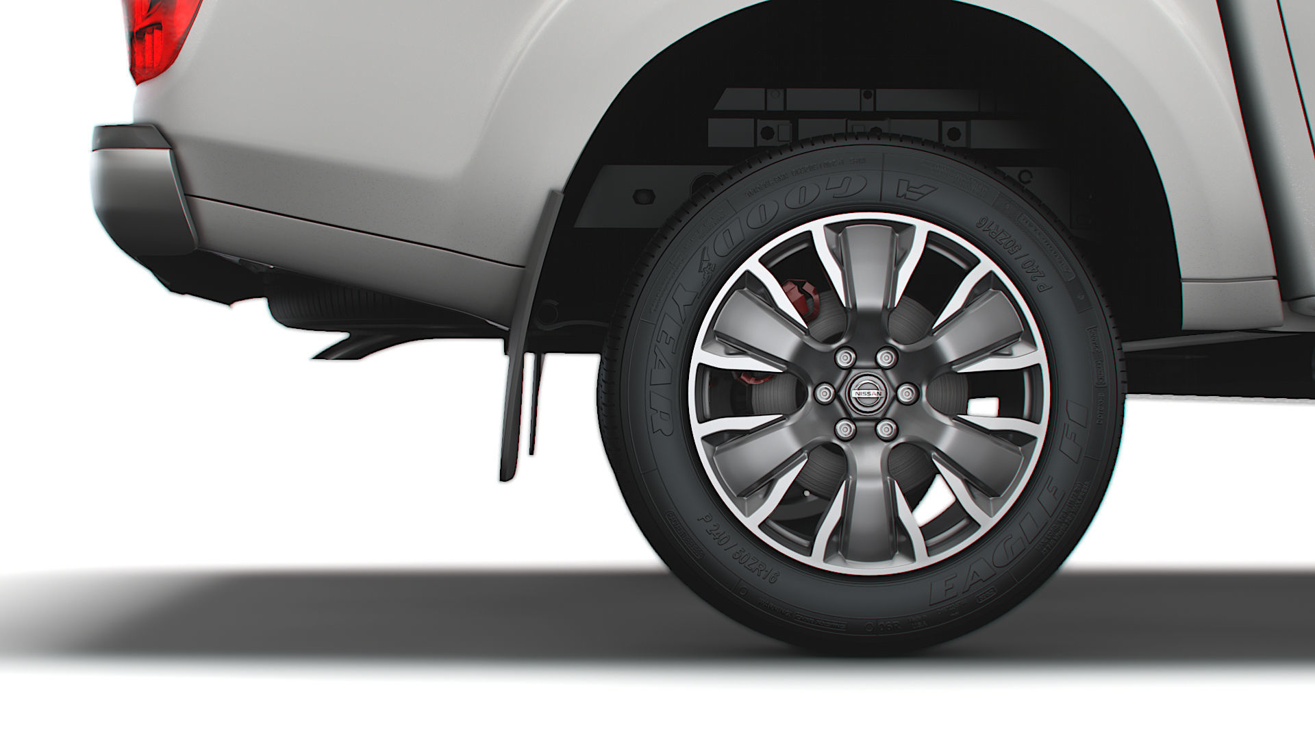 Nissan Navara Tekna DoubleCab UK-spec 2020 3D model_9