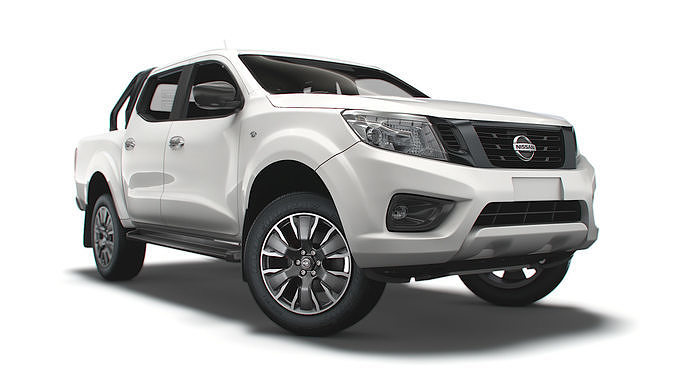 Nissan Navara Tekna DoubleCab UK-spec 2020 3D model