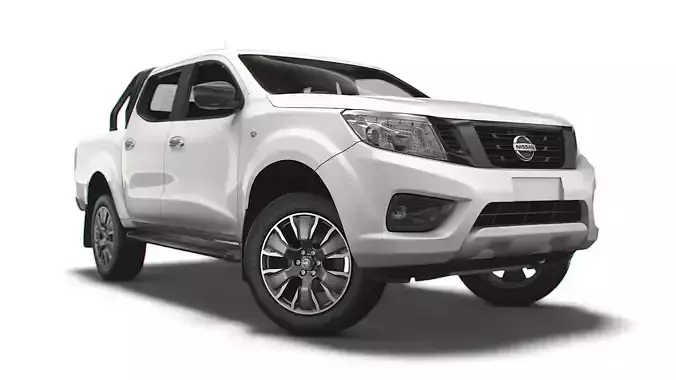 Nissan Navara Tekna DoubleCab UK-spec 2020 3D model