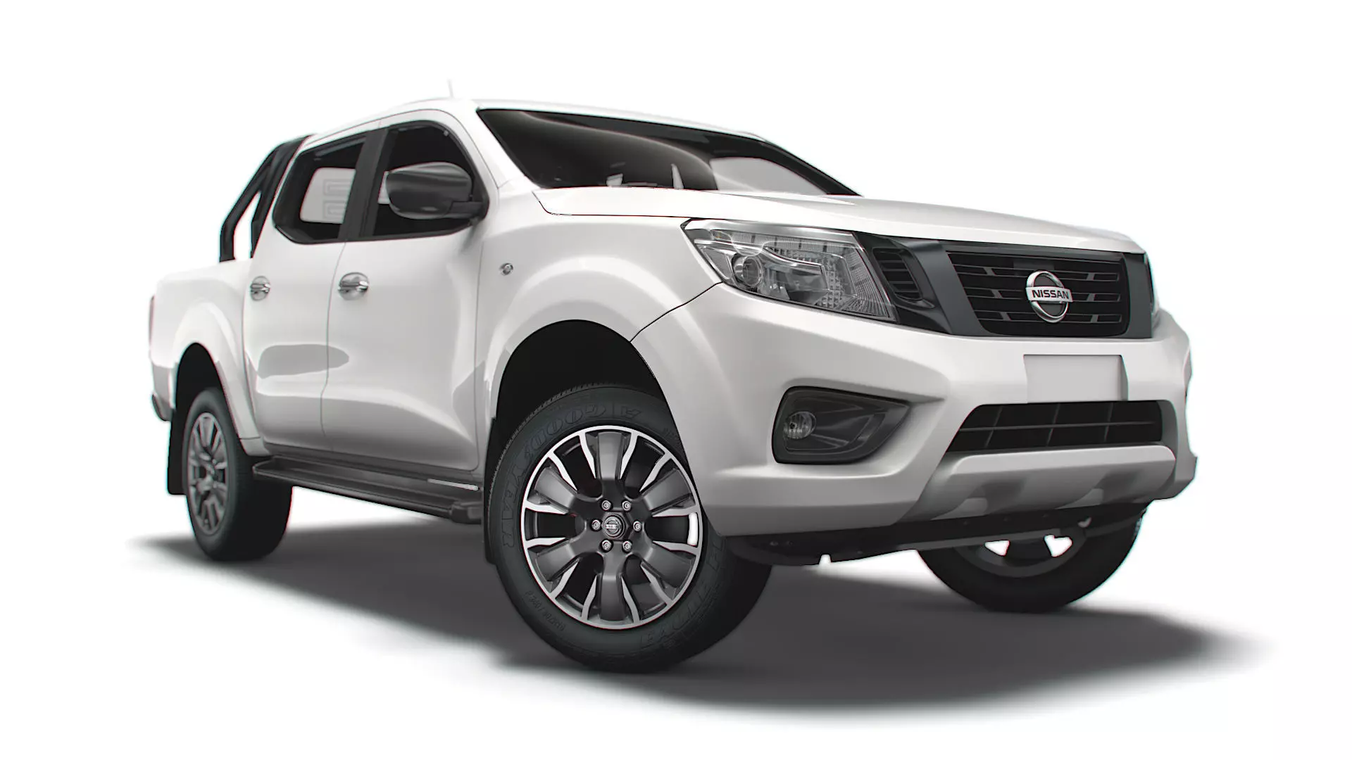 Nissan Navara Tekna DoubleCab UK-spec 2020 3D model_0