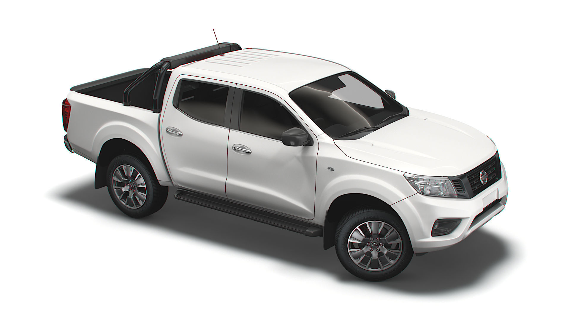 Nissan Navara Tekna DoubleCab UK-spec 2020 3D model_8