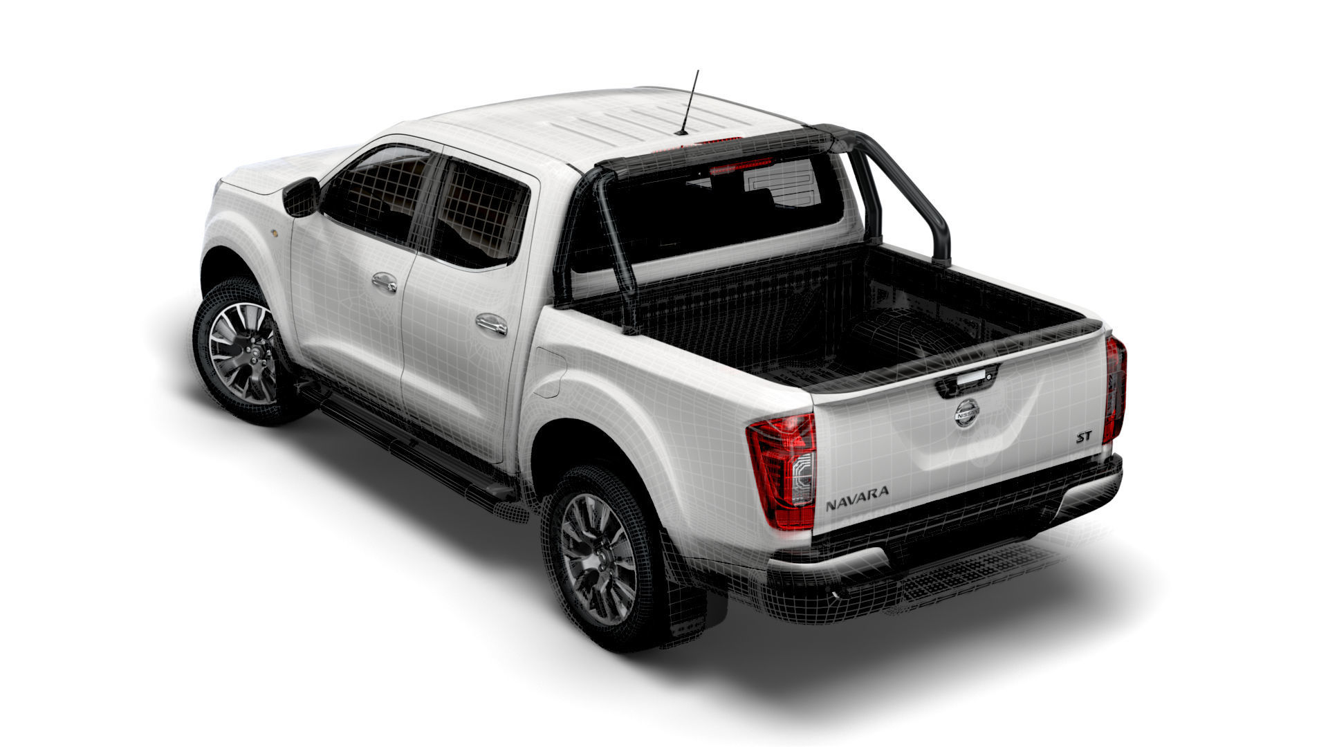 Nissan Navara Tekna DoubleCab UK-spec 2020 3D model_15