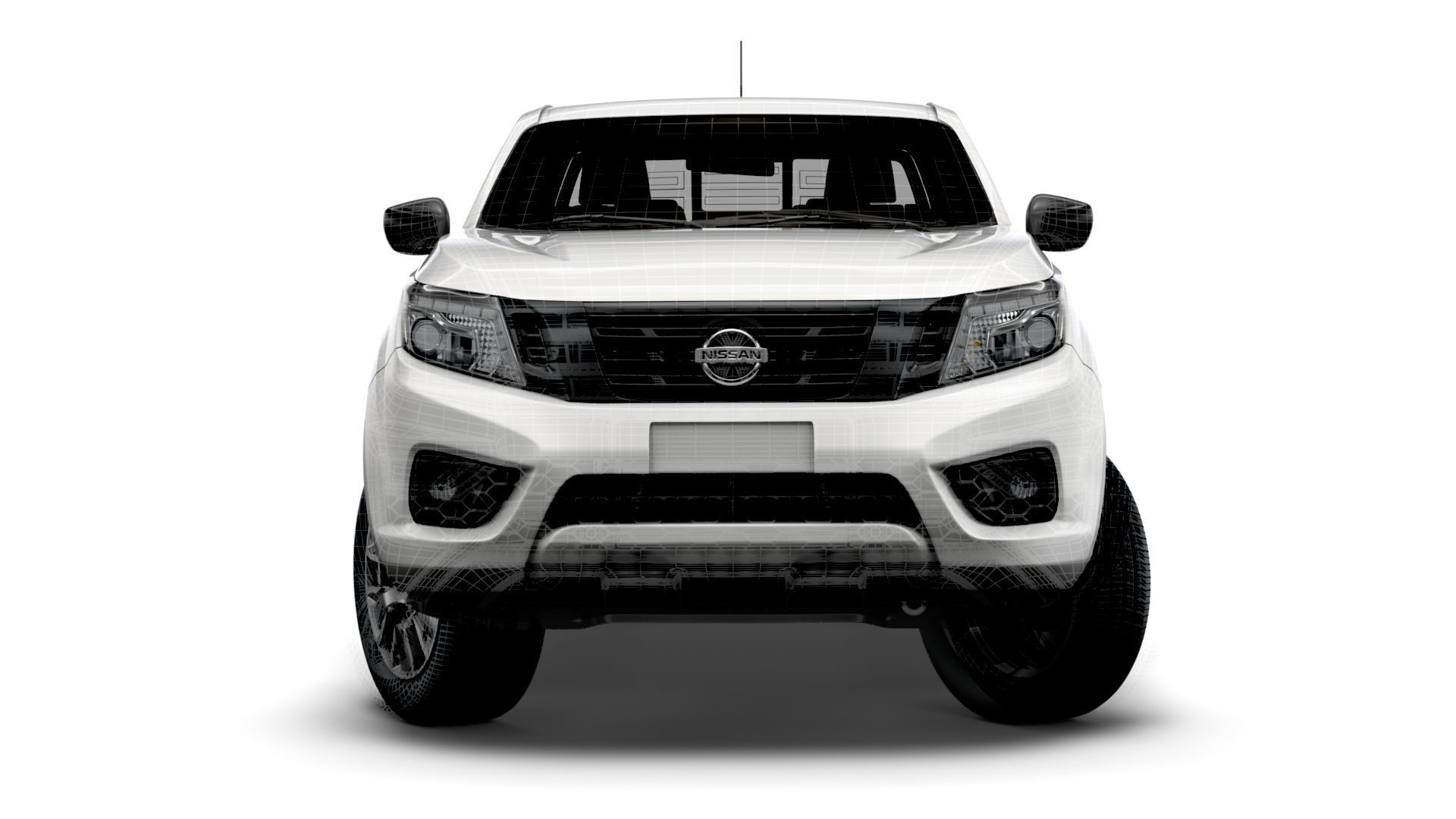 Nissan Navara Tekna DoubleCab UK-spec 2020 3D model_18
