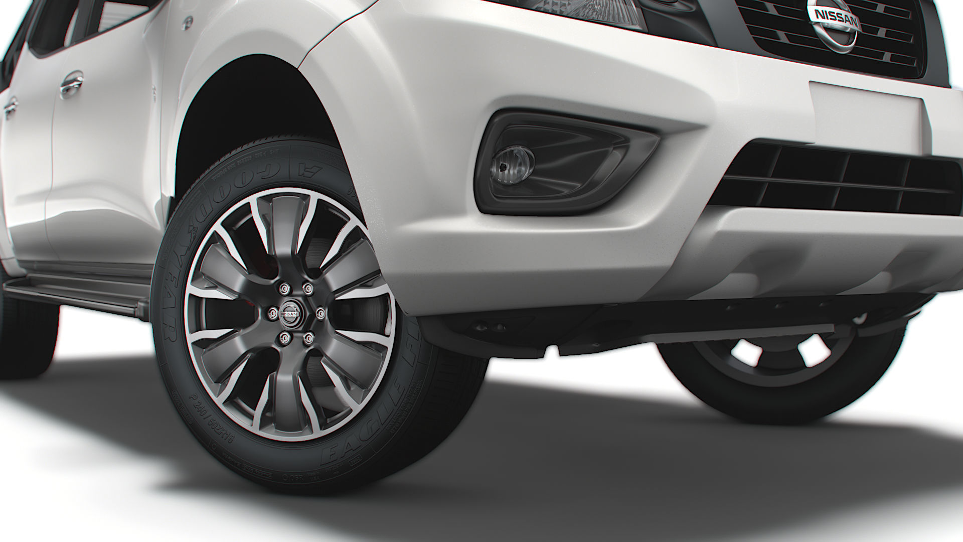 Nissan Navara Tekna DoubleCab UK-spec 2020 3D model_5