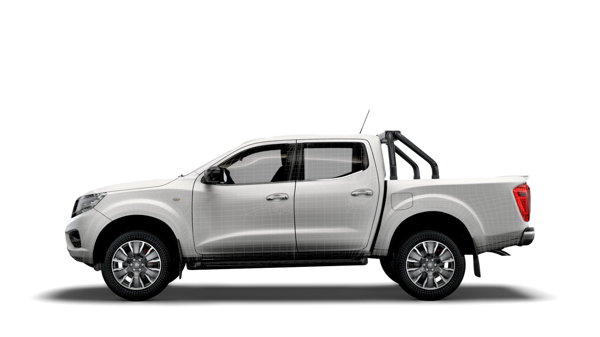 Nissan Navara Tekna DoubleCab UK-spec 2020 3D model_16