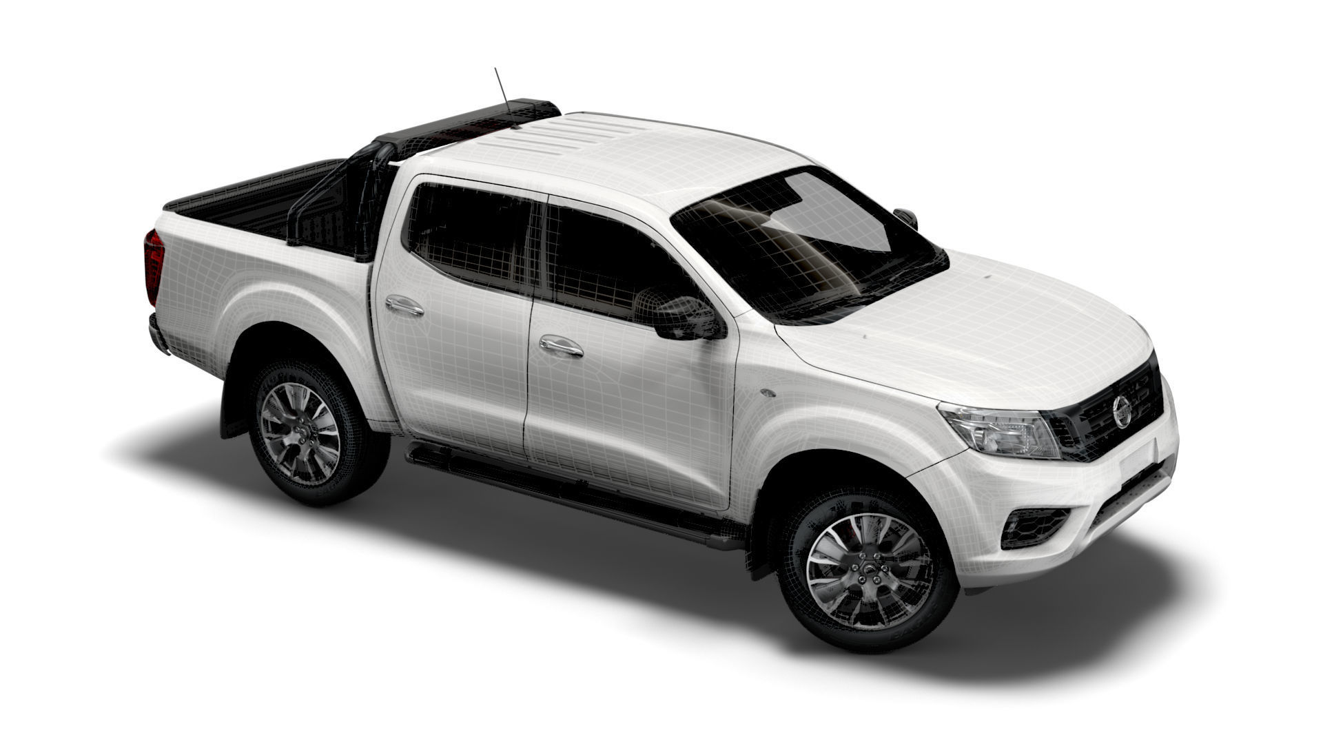 Nissan Navara Tekna DoubleCab UK-spec 2020 3D model_20