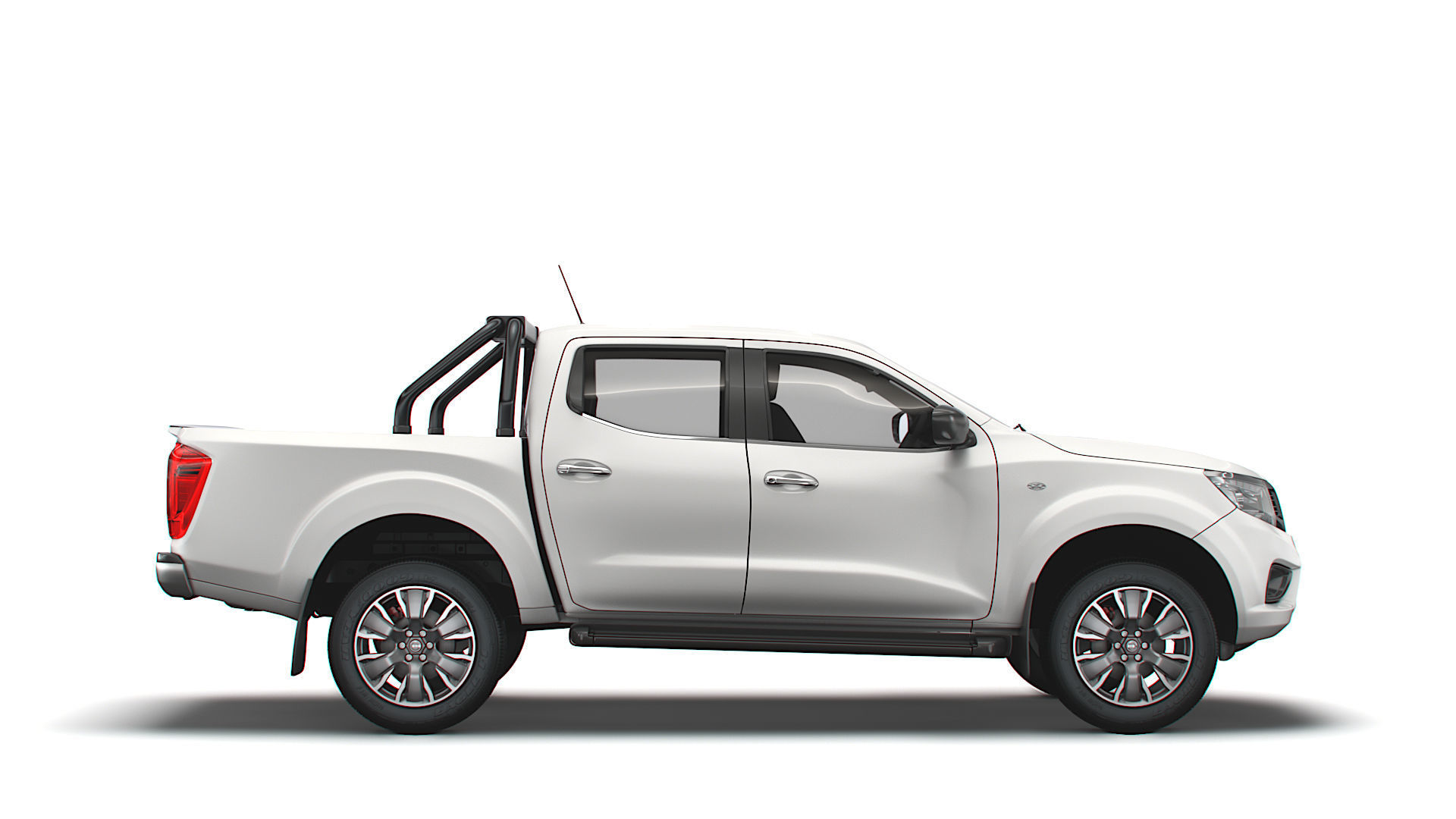 Nissan Navara Tekna DoubleCab UK-spec 2020 3D model_1
