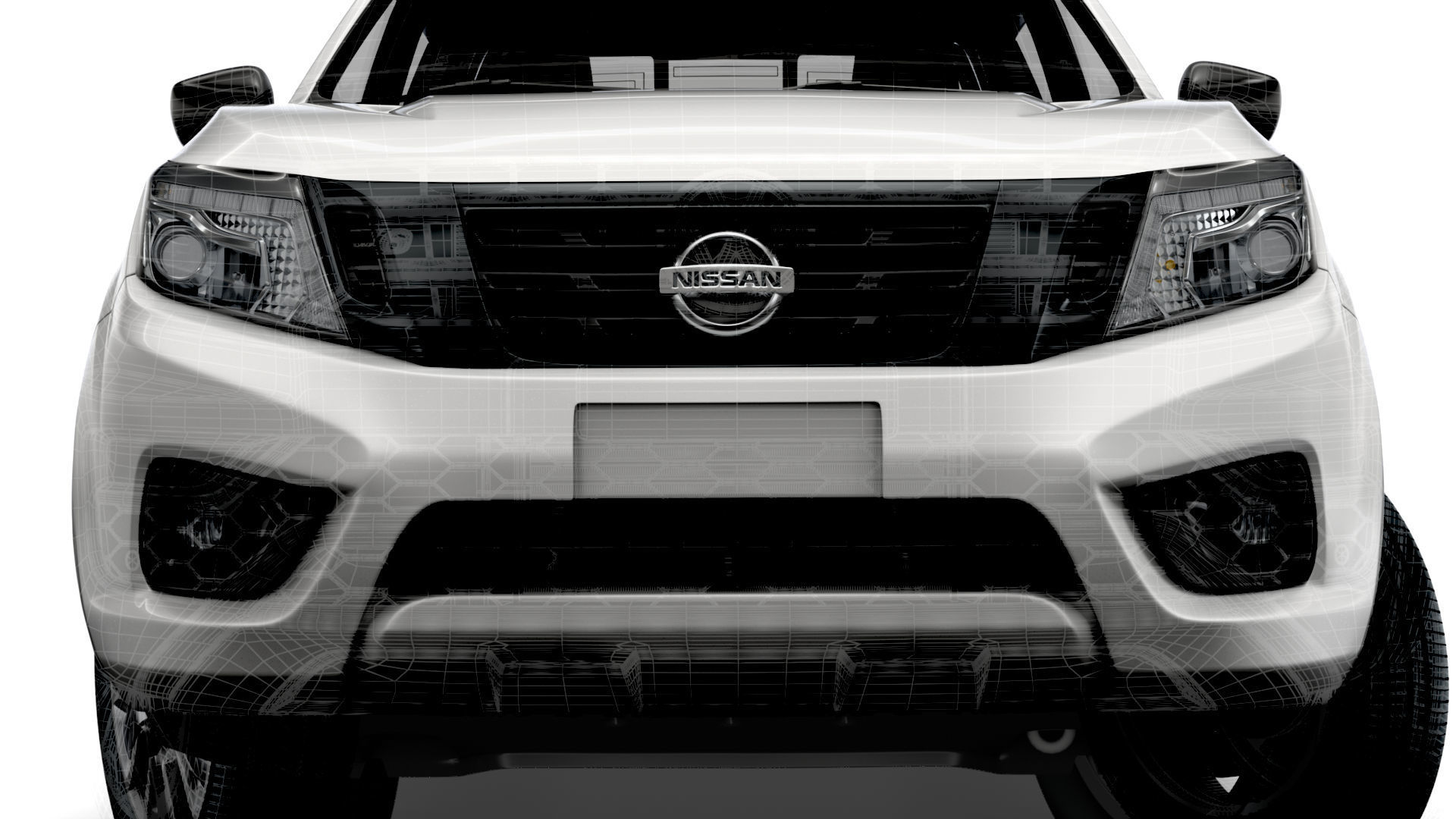 Nissan Navara Tekna DoubleCab UK-spec 2020 3D model_19