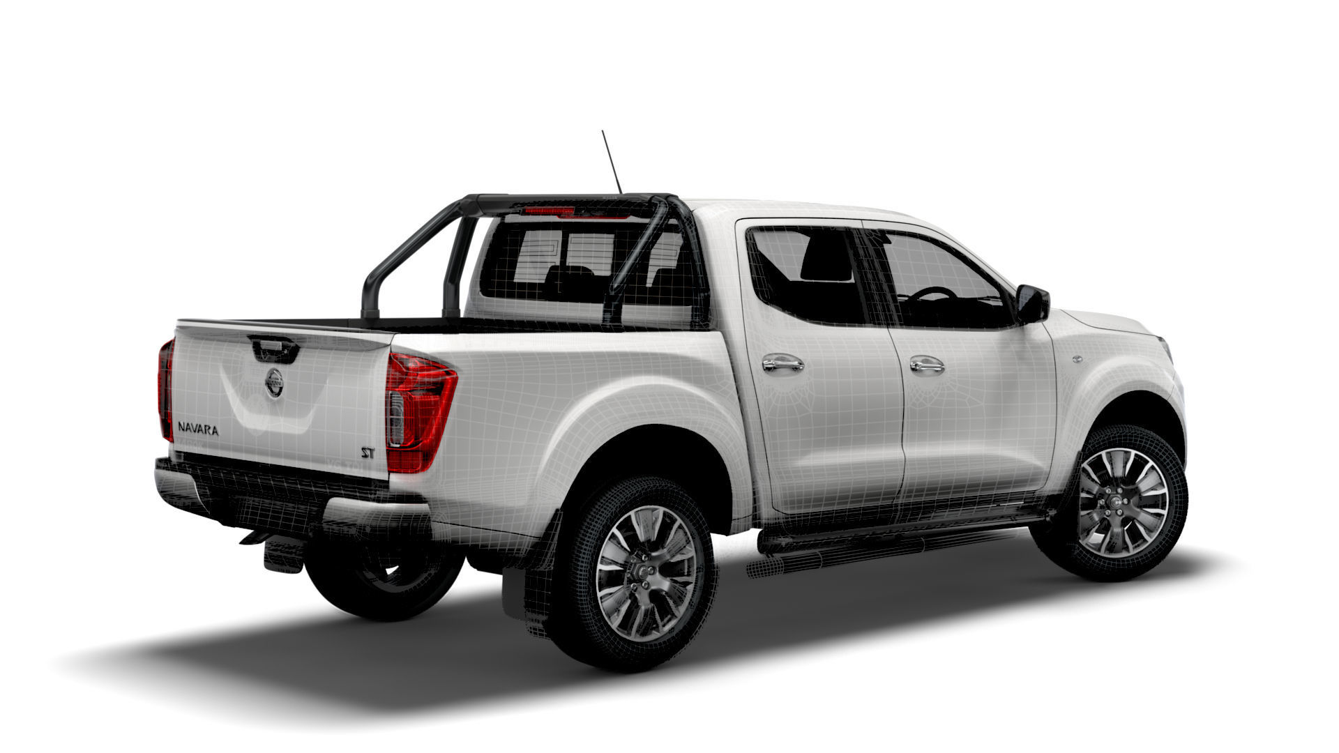 Nissan Navara Tekna DoubleCab UK-spec 2020 3D model_14