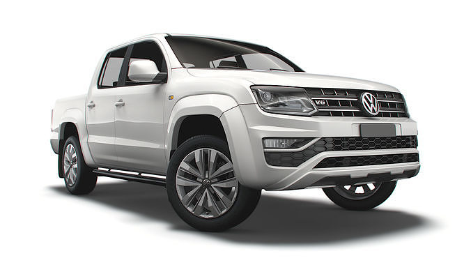 Volkswagen Amarok  Highline DoubleCab UK-spec 2020 3D model