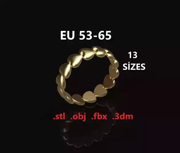 Model 224 Love Ring Valentine  EU Size