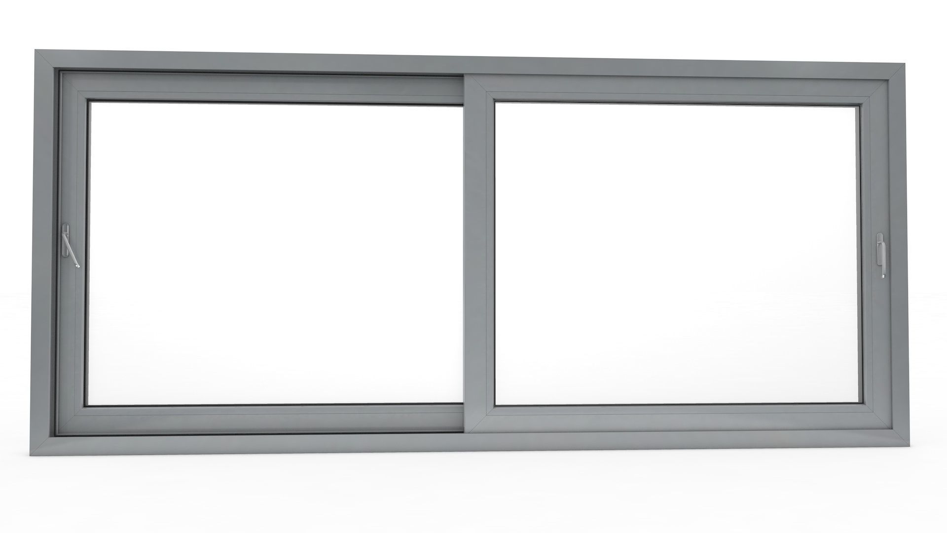 Sliding Window and Door Rigged and Adjustable 3D model_14