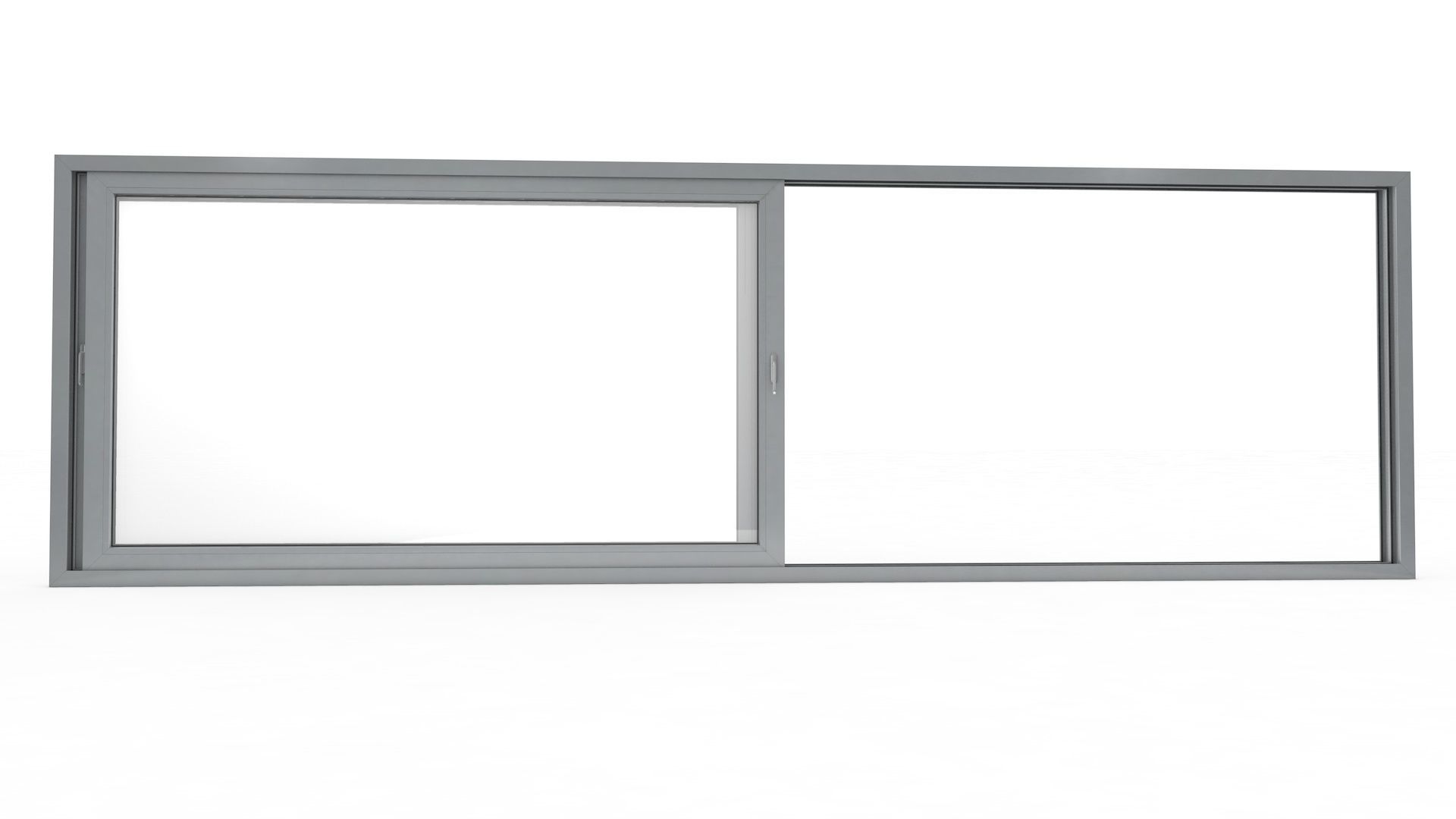 Sliding Window and Door Rigged and Adjustable 3D model_20