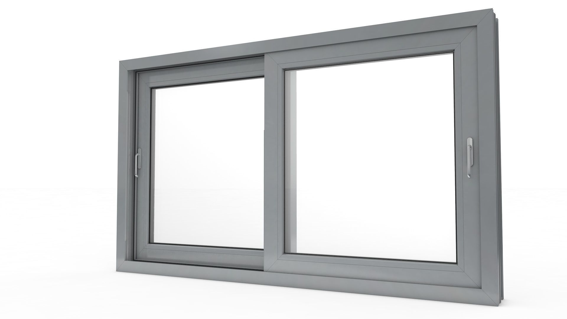 Sliding Window and Door Rigged and Adjustable 3D model_32