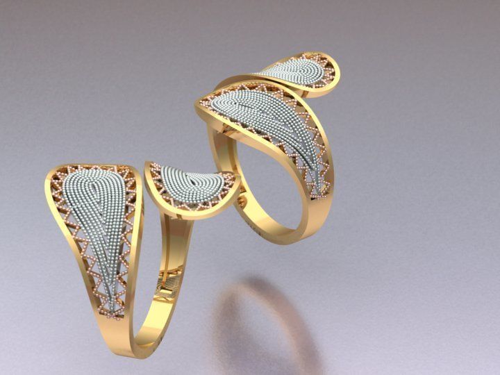 ring gold 3D model_1