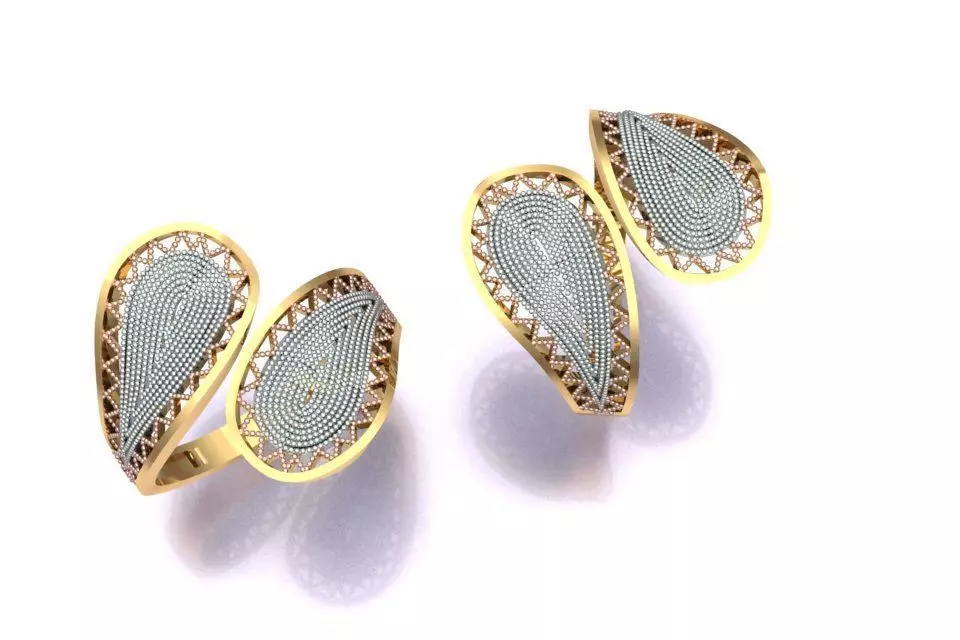 ring gold 3D model_0