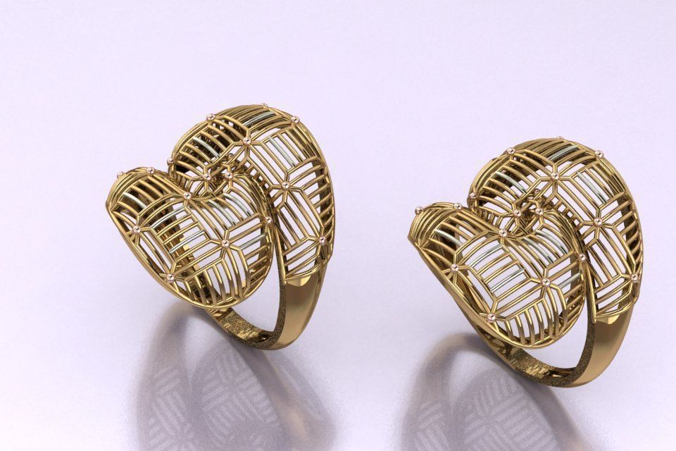 ring gold 3D model_1