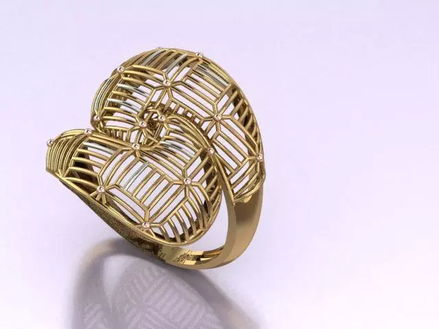 ring gold 3D model_0