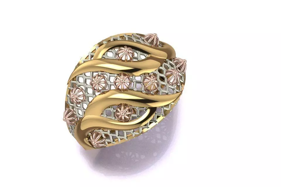 ring gold 3D model