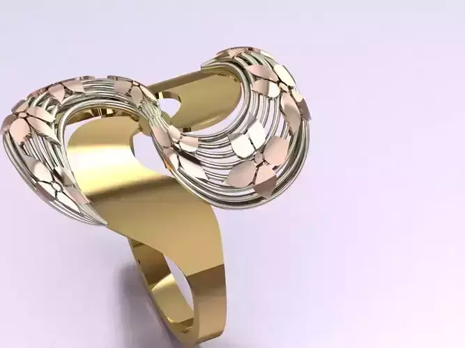 ring gold 3D model