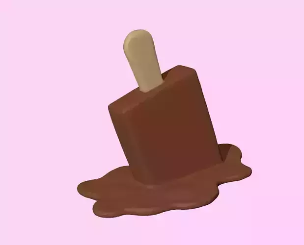 A cute melted popsicle to decorate  and play