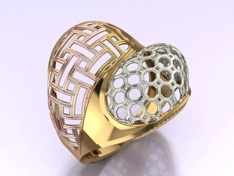 ring gold 3D model_0