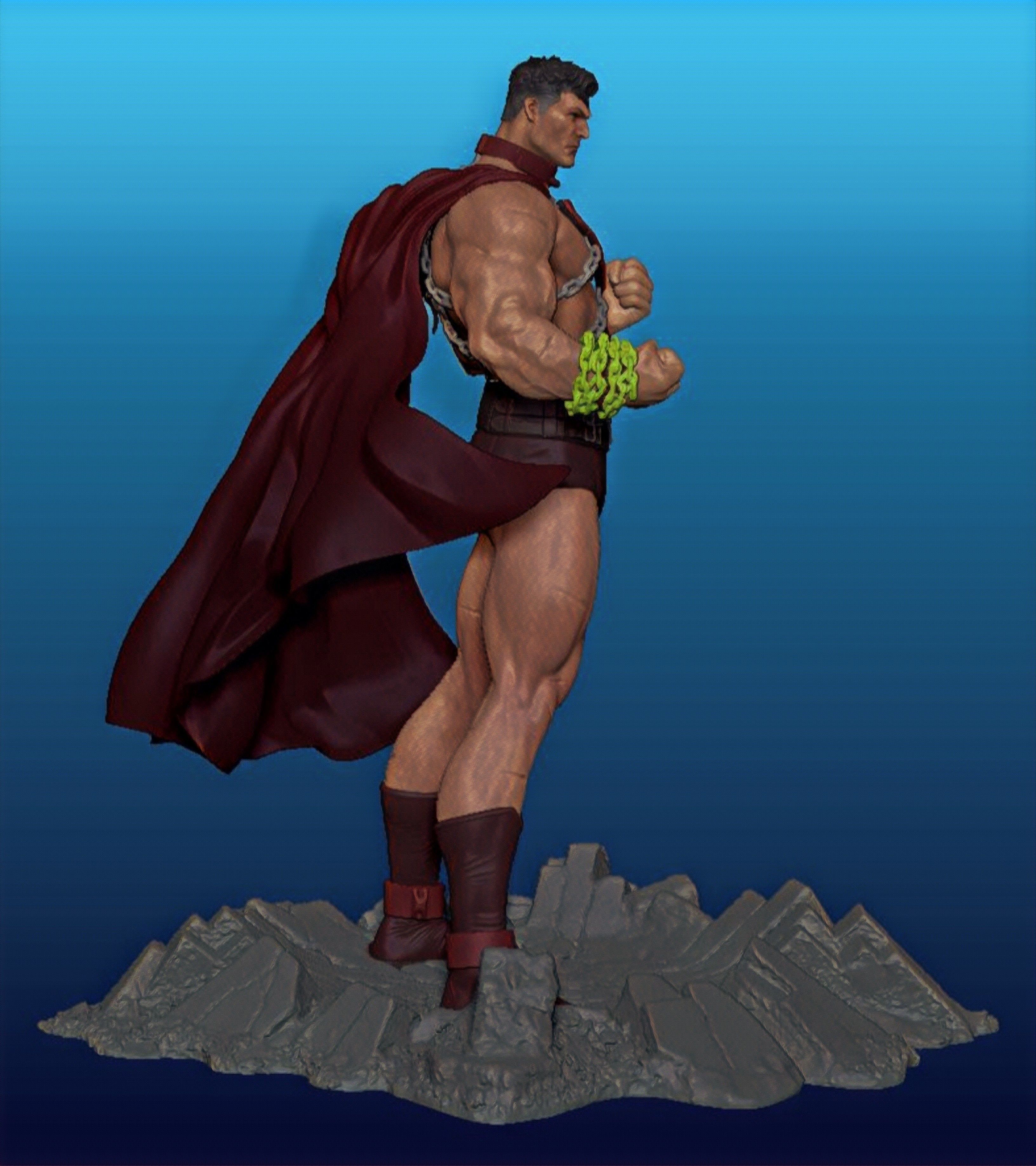 Gladiator Superman from Worlds of War 3D model_3