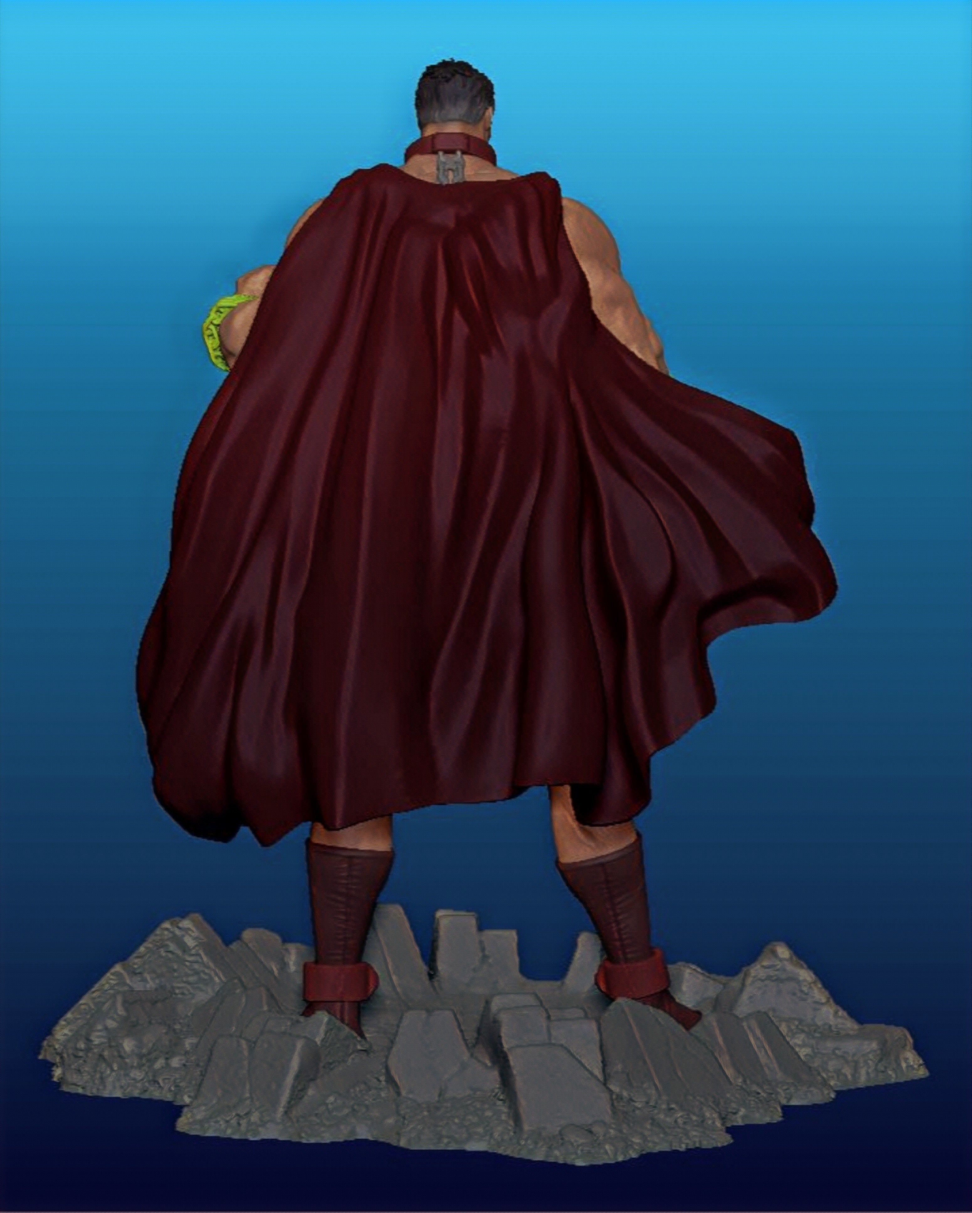 Gladiator Superman from Worlds of War 3D model_5