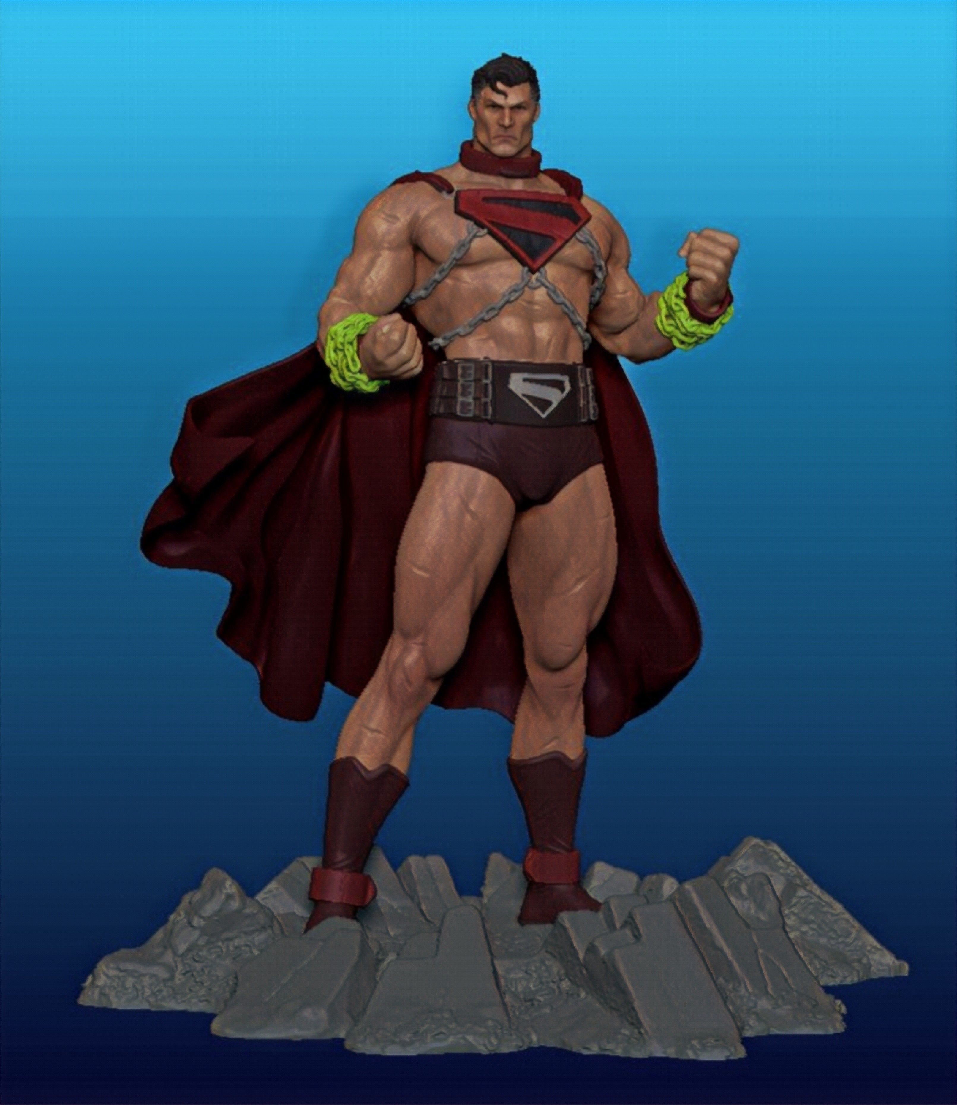 Gladiator Superman from Worlds of War 3D model_2