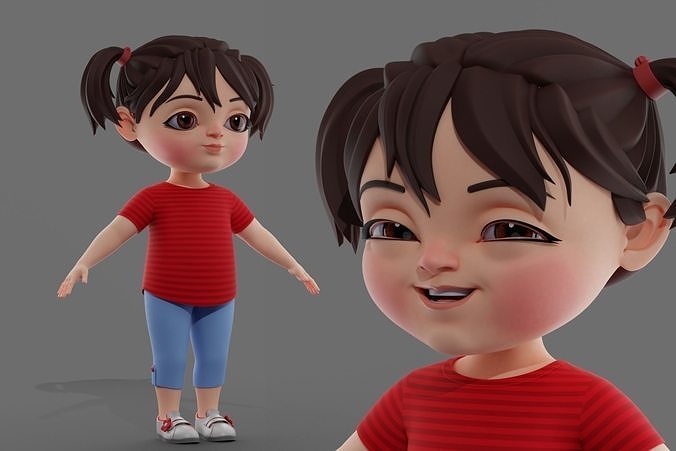 Little Girl 3D model