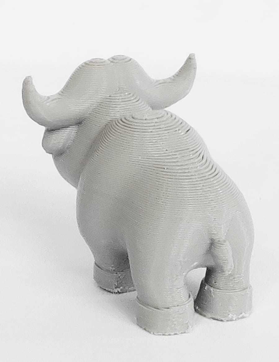 A cute Bufallo to decorate and play 3D print model_9