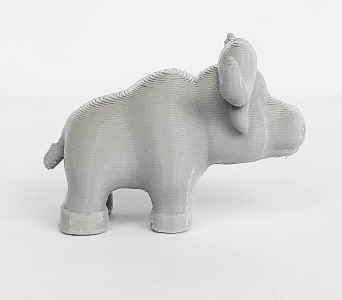 A cute Bufallo to decorate and play 3D print model_6