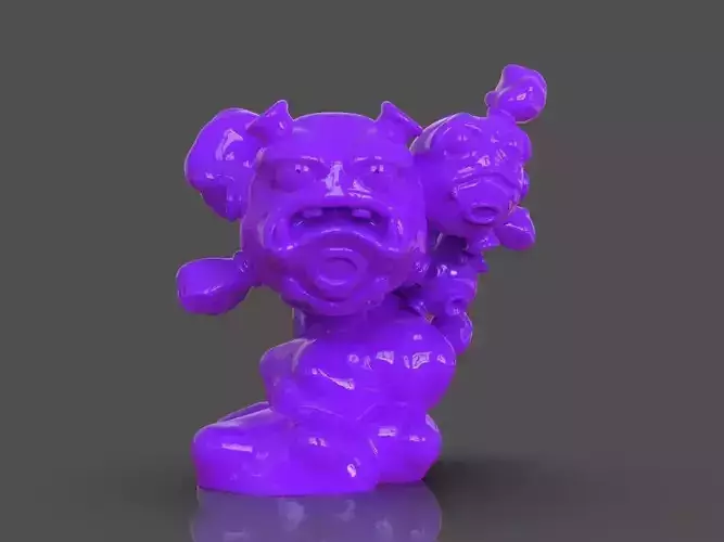 Pokemon Weezing 3D Print 3D print model