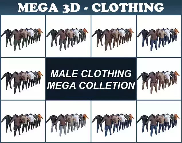 Male Costumes Mega Collection