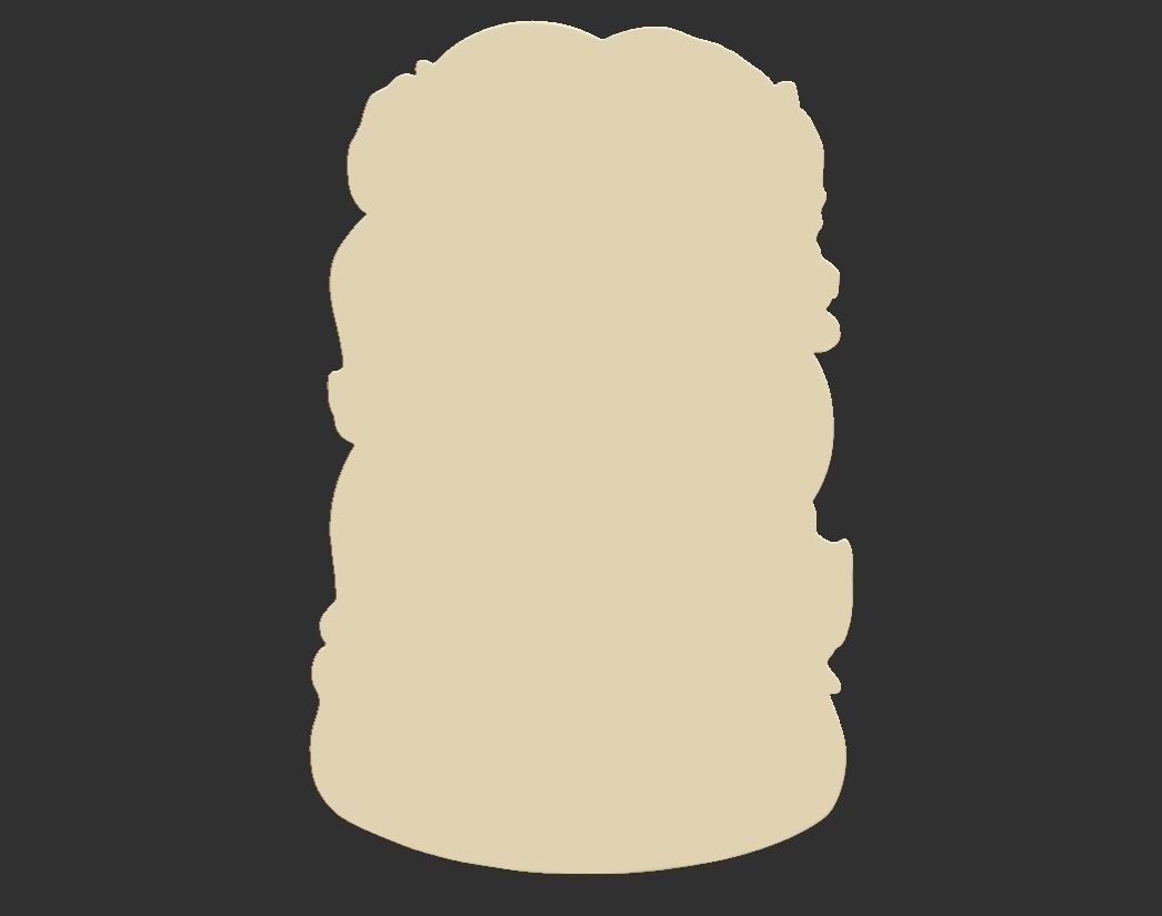 Guangong and dragon 3D print model_4