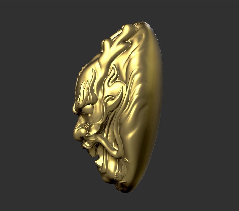 dragon head 3D print model_5