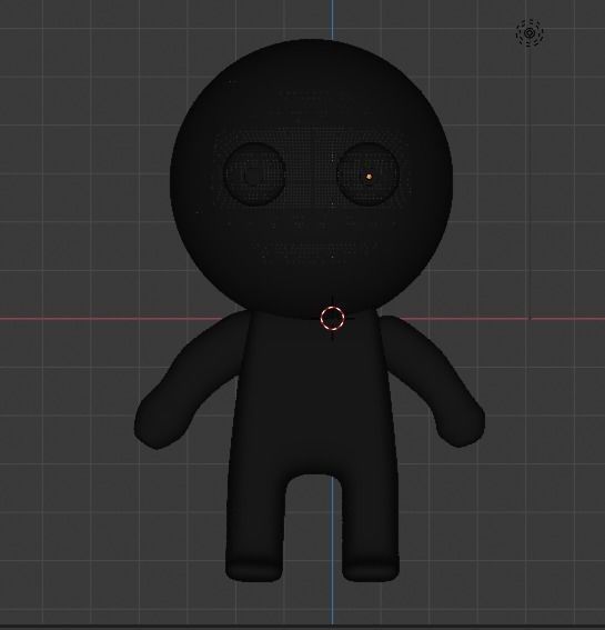 Mini Man Free low-poly 3D model_1