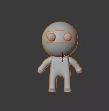 Mini Man Free low-poly 3D model_0
