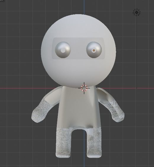 Mini Man Free low-poly 3D model_2