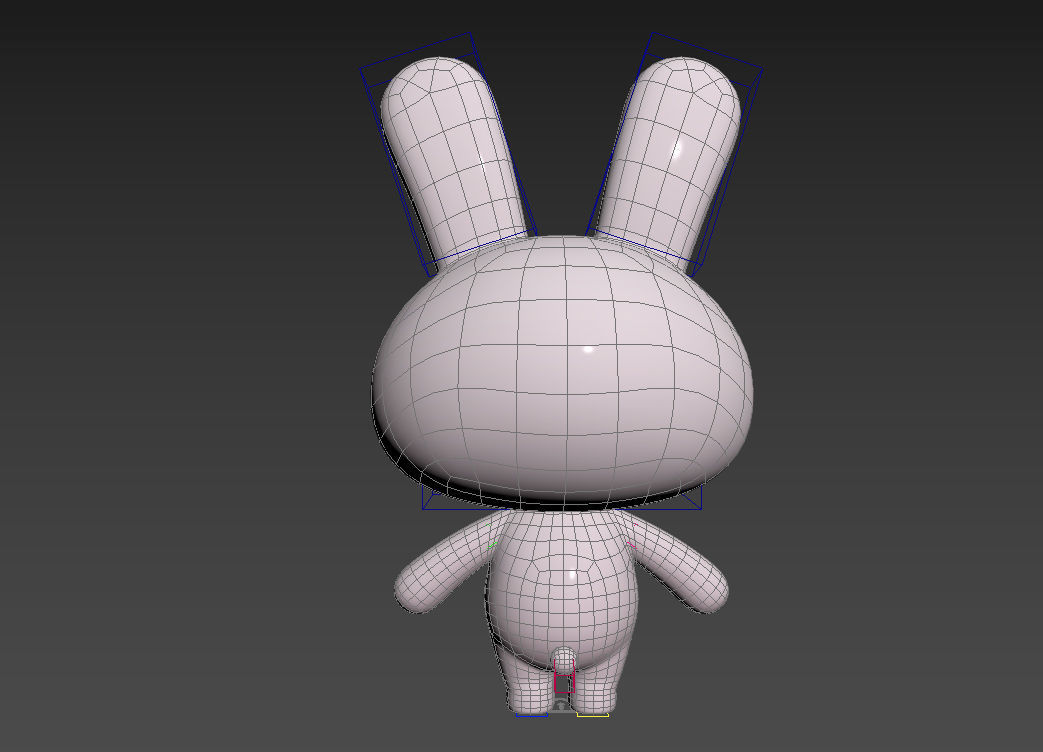 Character055 Rigged Rabbit 3D model rigged | CGTrader