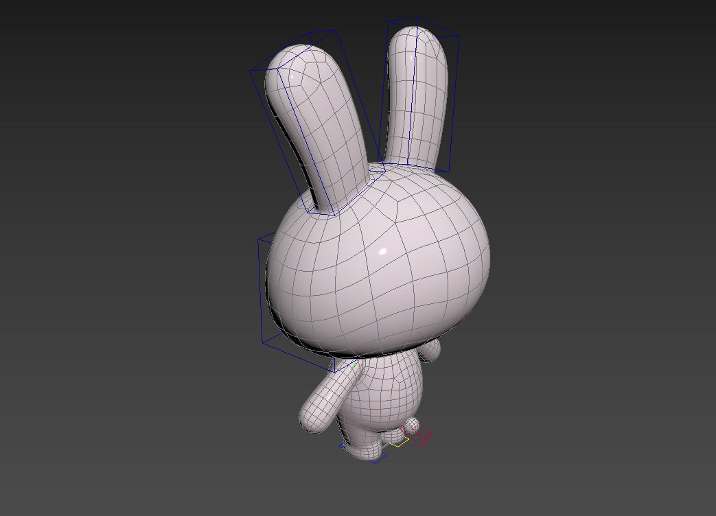 Character055 Rigged Rabbit 3D model rigged | CGTrader