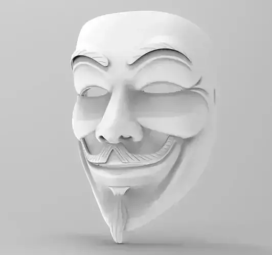 mask - anonymous 3D print model