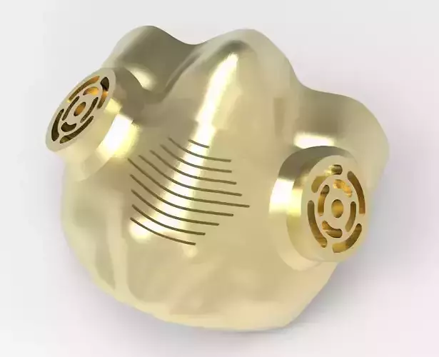 mask - breathing 3D print model