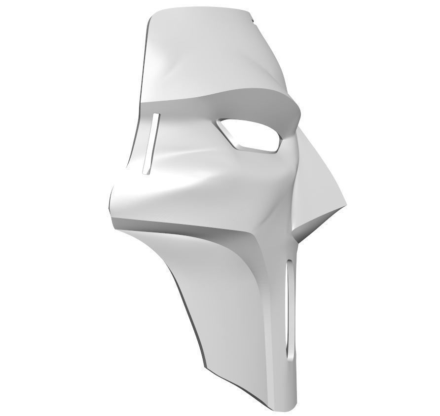 mask - Casey Jones 3D print model_2